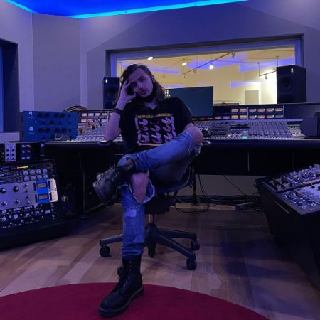 Sergio Giuseppe Ripa in his recording studio.